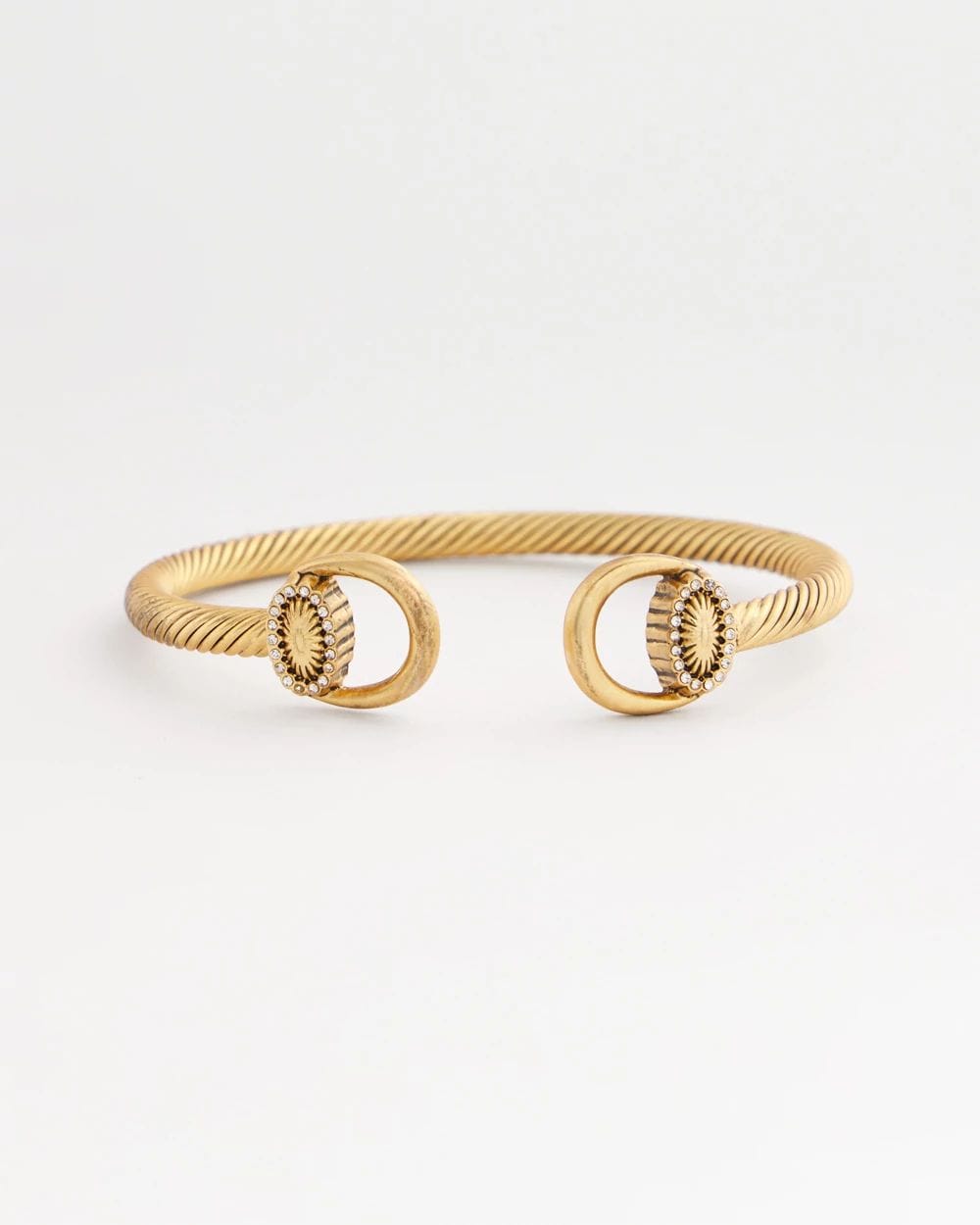 Equestrian Horsebit Goldtone Cuff Bracelet | Chico's